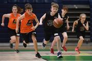 12 December 2018; Action from the game between St. Ciaran’s NS, Baylin, Co. Westmeath and Castaheany Educate Together, Ongar, Co. Dublin during the Basketball Ireland Jr NBA Festival of Basketball at the National Basketball Arena in Tallaght, Dublin. Photo by David Fitzgerald/Sportsfile