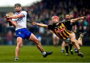 18 February 2018; Pauric Mahony of Waterford gets his shot away despite the attention of Cillian Buckley of Kilkenny during the Allianz Hurling League Division 1A Round 3 match between Waterford and Kilkenny at Walsh Park in Waterford. Photo by Stephen McCarthy/Sportsfile