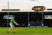 19 March 2018; Colin Ryan of Limerick scores the winning point during sudden death in the free-taking competition during the Allianz Hurling League Division 1 quarter-final match between Limerick and Clare at the Gaelic Grounds in Limerick.  Photo by Diarmuid Greene/Sportsfile