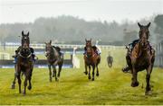 2 April 2018; A general view of loose horses during the BoyleSports Irish Grand National Steeplechase on Day 2 of the Fairyhouse Easter Festival at Fairyhouse Racecourse in Meath. Photo by Seb Daly/Sportsfile