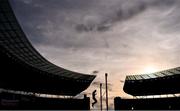 12 August 2018; Pawel Wojciechowski of Poland celebrates a clearance whilst competing in the Men's Pole Vault Final during Day 6 of the 2018 European Athletics Championships at The Olympic Stadium in Berlin, Germany. Photo by Sam Barnes/Sportsfile