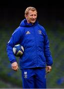 14 December 2018; Head coach Leo Cullen during the Leinster Rugby captains run at the Aviva Stadium in Dublin. Photo by Ramsey Cardy/Sportsfile