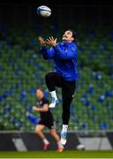 14 December 2018; James Lowe during the Leinster Rugby captains run at the Aviva Stadium in Dublin. Photo by Ramsey Cardy/Sportsfile