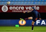 14 December 2018; Paddy Jackson of Perpignan warms-up prior to the Heineken Champions Cup Pool 3 Round 4 match between Perpignan and Connacht at the Stade Aime Giral in Perpignan, France. Photo by Brendan Moran/Sportsfile