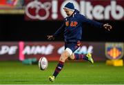 14 December 2018; Paddy Jackson of Perpignan warms-up prior to the Heineken Champions Cup Pool 3 Round 4 match between Perpignan and Connacht at the Stade Aime Giral in Perpignan, France. Photo by Brendan Moran/Sportsfile