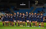 14 December 2018; A minute silence is observed in memory of the victims of the Salsburg terrorist attack, former Perpignan player Barend Britz and also in memory of Nicolas Chauvin, a 19-year-old Stade Espoir Paris player, prior to the Heineken Champions Cup Pool 3 Round 4 match between Perpignan and Connacht at the Stade Aime Giral in Perpignan, France. Photo by Brendan Moran/Sportsfile