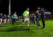14 December 2018; Limerick captain Declan Hannon leads his side to the pitch, through a guard of honour formed by the Tipperary team prior to the Co-Op Superstores Munster Hurling League 2019 match between Limerick and Tipperary at the Gaelic Grounds in Limerick. Photo by Matt Browne/Sportsfile