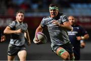 14 December 2018; Robin Copeland of Connacht races clear on the way to setting up his side's third try during the Heineken Champions Cup Pool 3 Round 4 match between Perpignan and Connacht at the Stade Aime Giral in Perpignan, France. Photo by Brendan Moran/Sportsfile