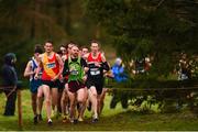 15 December 2018; Athletes competing in the men's novice 6000m race during the Irish Life Health Novice & Juvenile Uneven Age Cross Country Championships 2018 at Navan Adventure Sports, Navan Racecourse in Meath. Photo by Eóin Noonan/Sportsfile