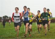 15 December 2018; Athletes competing in the boys U17 5000m race during the Irish Life Health Novice & Juvenile Uneven Age Cross Country Championships 2018 at Navan Adventure Sports, Navan Racecourse in Meath. Photo by Eóin Noonan/Sportsfile