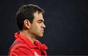 15 December 2018; Munster head coach Johann van Graan prior to the Heineken Champions Cup Pool 2 Round 4 match between Castres and Munster at Stade Pierre Fabre in Castres, France. Photo by Brendan Moran/Sportsfile