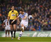 15 December 2018; James Wilson of Bath kicks a penalty during the Heineken Champions Cup Pool 1 Round 4 match between Leinster and Bath at the Aviva Stadium in Dublin. Photo by Seb Daly/Sportsfile