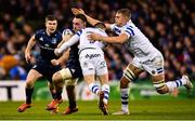 15 December 2018; Jack Conan of Leinster is tackled by Will Chudley, left, and Tom Ellis of Bath during the Heineken Champions Cup Pool 1 Round 4 match between Leinster and Bath at the Aviva Stadium in Dublin. Photo by Ramsey Cardy/Sportsfile