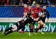 15 December 2018; Conor Murray of Munster is tackled by Florian Vialelle of Castres Olympique during the Heineken Champions Cup Pool 2 Round 4 match between Castres and Munster at Stade Pierre Fabre in Castres, France. Photo by Brendan Moran/Sportsfile
