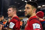 15 December 2018; Conor Murray, right, and Peter O’Mahony of Munster following the Heineken Champions Cup Pool 2 Round 4 match between Castres and Munster at Stade Pierre Fabre in Castres, France. Photo by Brendan Moran/Sportsfile