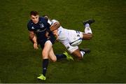 15 December 2018; Garry Ringrose of Leinster in action against Semesa Rokoduguni of Bath  during the Heineken Champions Cup Pool 1 Round 4 match between Leinster and Bath at the Aviva Stadium in Dublin. Photo by Sam Barnes/Sportsfile