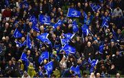 15 December 2018; Supporters celebrate a try during the Heineken Champions Cup Pool 1 Round 4 match between Leinster and Bath at the Aviva Stadium in Dublin. Photo by Sam Barnes/Sportsfile