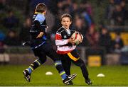 15 December 2018; Action from the Bank of Ireland Half-Time Minis between Wicklow Warriors RFC and Navan RFC Blue Dragons  during the Heineken Champions Cup Pool 1 Round 4 match between Leinster and Bath at Aviva Stadium in Dublin. Photo by Ramsey Cardy/Sportsfile