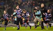 15 December 2018; Action from the Bank of Ireland Half-Time Minis between Terenure Tigers and Balbriggan Stingers during the Heineken Champions Cup Pool 1 Round 4 match between Leinster and Bath at Aviva Stadium in Dublin. Photo by Ramsey Cardy/Sportsfile