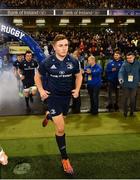15 December 2018; Jordan Larmour of Leinster ahead of the Heineken Champions Cup Pool 1 Round 4 match between Leinster and Bath at the Aviva Stadium in Dublin. Photo by Ramsey Cardy/Sportsfile