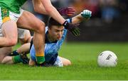 16 December 2018; Eoin Murchan of Dublin looks on as Niall Kane of Meath gathers possession during the Seán Cox Fundraising match between Meath and Dublin at Páirc Tailteann in Navan, Co Meath. Photo by Piaras Ó Mídheach/Sportsfile