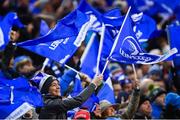 15 December 2018; Leinster supporters during the Heineken Champions Cup Pool 1 Round 4 match between Leinster and Bath at the Aviva Stadium in Dublin. Photo by Ramsey Cardy/Sportsfile