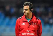 15 December 2018; Munster head coach Johann van Graan prior to the Heineken Champions Cup Pool 2 Round 4 match between Castres and Munster at Stade Pierre Fabre in Castres, France. Photo by Brendan Moran/Sportsfile