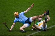 16 December 2018; Eamonn Dillon of Dublin in action against Tom Spain of Offaly during the Bord na Móna Walsh Cup Round 2 match between Dublin and Offaly at Parnell Park, Dublin. Photo by Harry Murphy/Sportsfile