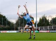 16 December 2018; Fergal Whitely of Dublin in action against Craig Taylor of Offaly during the Bord na Móna Walsh Cup Round 2 match between Dublin and Offaly at Parnell Park, Dublin. Photo by Harry Murphy/Sportsfile