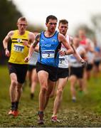 15 December 2018; Gerard Heaney of Acorns A.C., Co. Derry, competing in the Novice Men event during the Irish Life Health Novice & Juvenile Uneven Age Cross Country Championships 2018 at Navan Adventure Sports, Navan Racecourse in Meath. Photo by Eóin Noonan/Sportsfile