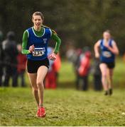 15 December 2018; Isabelle Cummins of Ferrybank A.C., Co. Waterford, competing in the U19 Girls even during the Irish Life Health Novice & Juvenile Uneven Age Cross Country Championships 2018 at Navan Adventure Sports, Navan Racecourse in Meath. Photo by Eóin Noonan/Sportsfile