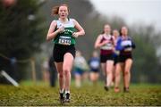 15 December 2018; Aoife Casey of Ferrybank A.C., Co. Waterford, competing in the U19 Girls event during the Irish Life Health Novice & Juvenile Uneven Age Cross Country Championships 2018 at Navan Adventure Sports, Navan Racecourse in Meath. Photo by Eóin Noonan/Sportsfile