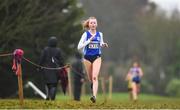 15 December 2018; Jodie McCann of Dublin City Harriers A.C., Co. Dublin, competing in the U19 Girls event during the Irish Life Health Novice & Juvenile Uneven Age Cross Country Championships 2018 at Navan Adventure Sports, Navan Racecourse in Meath. Photo by Eóin Noonan/Sportsfile