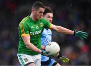 16 December 2018; Bryan Menton of Meath in action against Eric Lowdnes of Dublin during the Seán Cox Fundraising match between Meath and Dublin at Páirc Tailteann in Navan, Co Meath. Photo by Piaras Ó Mídheach/Sportsfile