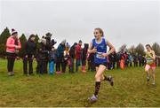 15 December 2018; Aine Sheridan of Ballymore Cobh A.C., Co. Cork, competing in the U13 Girls event during the Irish Life Health Novice & Juvenile Uneven Age Cross Country Championships 2018 at Navan Adventure Sports, Navan Racecourse in Meath. Photo by Eóin Noonan/Sportsfile