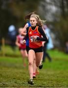 15 December 2018; Kirsti Charlotte Foster of East Down A.C., Co. Down, competing in the U15 Girls event during the Irish Life Health Novice & Juvenile Uneven Age Cross Country Championships 2018 at Navan Adventure Sports, Navan Racecourse in Meath. Photo by Eóin Noonan/Sportsfile