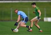 16 December 2018; Conor McHugh of Dublin in action against Séamus Lavin of Meath during the Seán Cox Fundraising match between Meath and Dublin at Páirc Tailteann in Navan, Co Meath. Photo by Piaras Ó Mídheach/Sportsfile