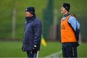 16 December 2018; Dublin manager Jim Gavin, left, and selector Paul Clarke during the Seán Cox Fundraising match between Meath and Dublin at Páirc Tailteann in Navan, Co Meath. Photo by Piaras Ó Mídheach/Sportsfile