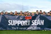 16 December 2018; Children from St Peter's Dunboyne on the pitch before the Seán Cox Fundraising match between Meath and Dublin at Páirc Tailteann in Navan, Co Meath. Photo by Piaras Ó Mídheach/Sportsfile