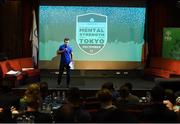 17 December 2018; ’Mental Strength and the Road to Tokyo’ is the first in a series of events hosted by Team Ireland’s Athletes’ Commission in the lead up to Tokyo 2020, focusing on mental fortitude during the qualification process of an Olympic cycle. The event was designed to prepare aspiring Olympians for their Olympic journey drawing on the experience of the Irish Olympic family. The event was attended by a wide spectrum of people across 20 sports, from junior athletes to seasoned Olympians. Speaking at the event is Team Ireland Athletes Commission Chairman Shane O'Connor at The Sugar Club in Dublin. Photo by Eóin Noonan/Sportsfile