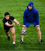 17 December 2018; Head coach Leo Cullen, right, and Patrick Patterson during Leinster Rugby squad training at Energia Park in Donnnybrook, Dublin. Photo by Ramsey Cardy/Sportsfile
