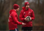 17 December 2018; Forwards coach Jerry Flannery with backline and attack coach Felix Jones during Munster Rugby squad training at the University of Limerick in Limerick. Photo by Diarmuid Greene/Sportsfile