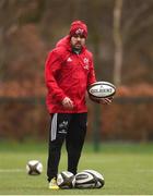 17 December 2018; Defence coach JP Ferreira during Munster Rugby squad training at the University of Limerick in Limerick. Photo by Diarmuid Greene/Sportsfile