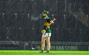 20 December 2018; Jordan Conway of Kerry stands in the heavy rain during the Co-Op Superstores Munster Hurling League 2019 match between Kerry and Limerick at Austin Stack Park in Tralee, Kerry. Photo by Brendan Moran/Sportsfile