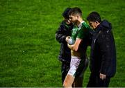 20 December 2018; David Reidy of Limerick leaves the pitch with an injury during the Co-Op Superstores Munster Hurling League 2019 match between Kerry and Limerick at Austin Stack Park in Tralee, Kerry. Photo by Brendan Moran/Sportsfile