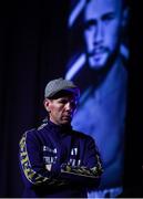 21 December 2018; Carl Frampton's trainer Nigel Travis watches on as he weighs in ahead of his IBF World Featherweight title bout against Josh Warrington at Manchester Central in Manchester, England. Photo by David Fitzgerald/Sportsfile