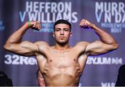 21 December 2018; Tommy Fury weighs in at Manchester Central in Manchester, England. Photo by David Fitzgerald/Sportsfile