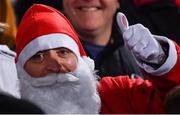 21 December 2018; An Ulster supporter during the Guinness PRO14 Round 11 match between Ulster and Munster at the Kingspan Stadium in Belfast. Photo by Ramsey Cardy/Sportsfile