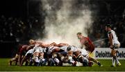 21 December 2018; A general view of a scrum during the Guinness PRO14 Round 11 match between Ulster and Munster at the Kingspan Stadium in Belfast. Photo by Oliver McVeigh/Sportsfile