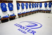 22 December 2018; The Leinster dressing room ahead of the Guinness PRO14 Round 11 match between Leinster and Connacht at the RDS Arena in Dublin. Photo by Ramsey Cardy/Sportsfile